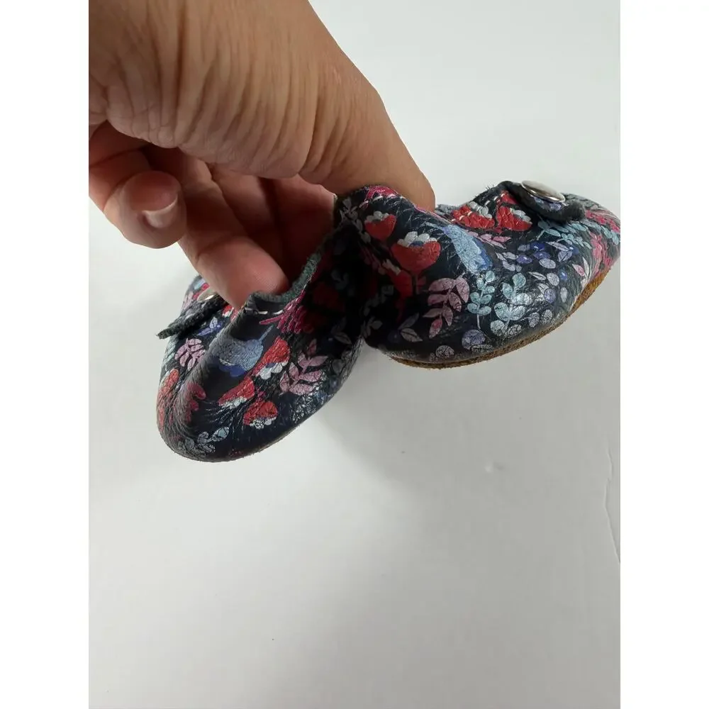 Mon Petit Handmade Shoes Liberty London Limited Edition T-Strap Leather size 5